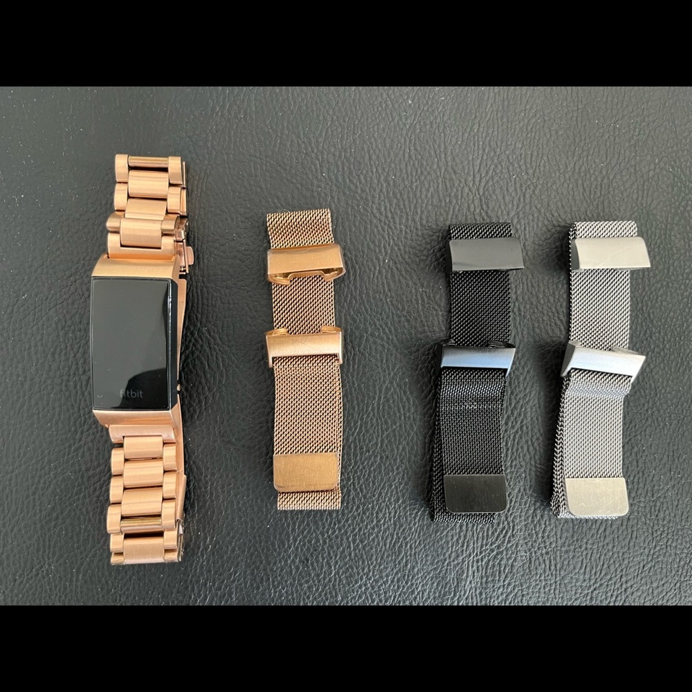 Fitbit Charge 4 Fitness Tracker + Adjustable Bands!